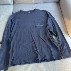 Vineyard Vines Women’s Dark Blue Long Sleeve Tee